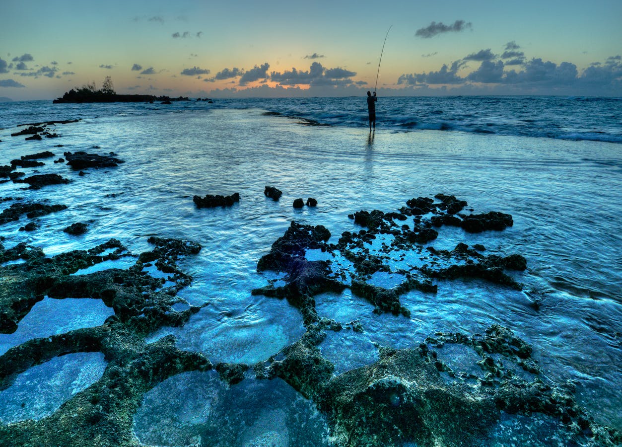 Hawaii fisherman. 