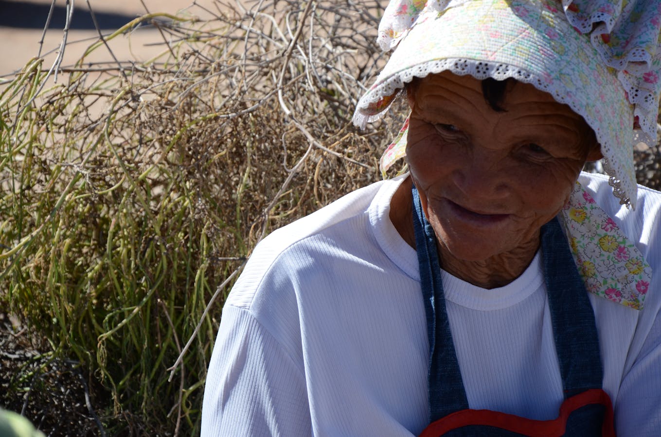 Local Nama lady in Namaqualand 