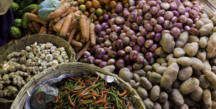 Vegetables in Bhutan