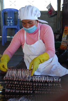 Women Fish Processing Activities       