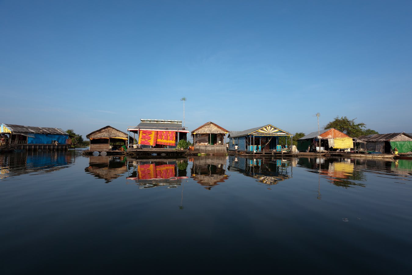 Anlung Reang floating village on Tonle Sap